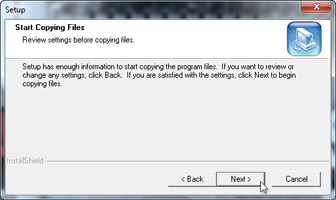 Start Copying Files