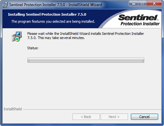 Sentinel Installation Status