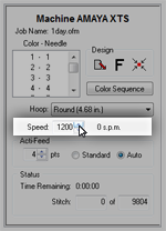 AMAYA OS Speed Settings AMAYA OS Speed Settings