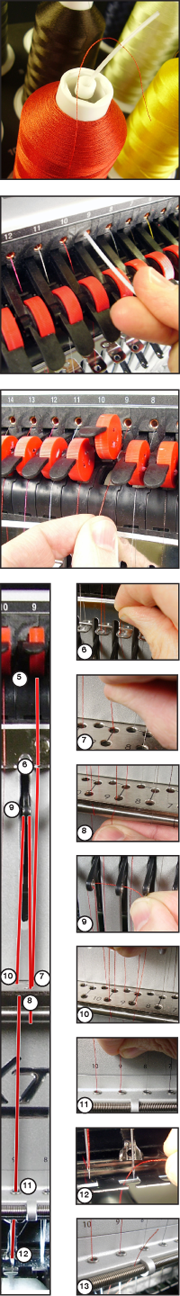 Upper Thread Path Upper Thread Path
